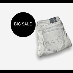 Gray women jeans in stock